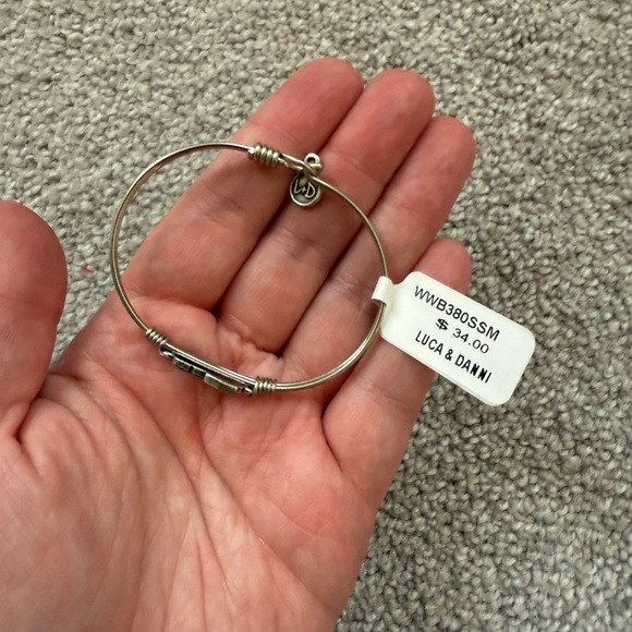 NWT Luca + Danni Class of 2022 Graduation Silver Bangle Bracelet - Picture 2 of 2